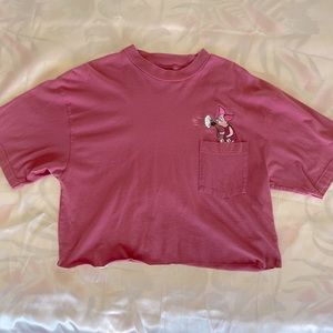 Dark Pink Piglet Tee